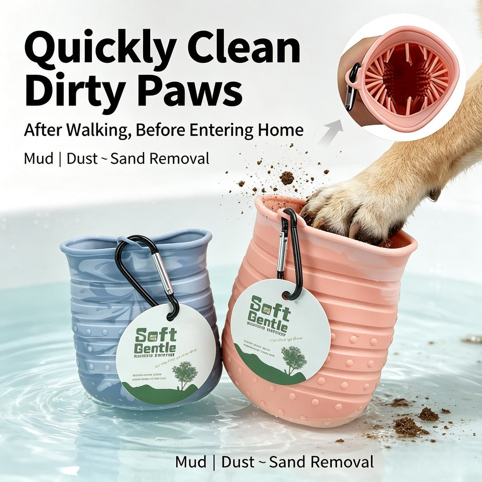 Quickly clean dirty paws lifestyle